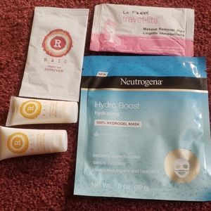 Makeup remover, face mask, lotion